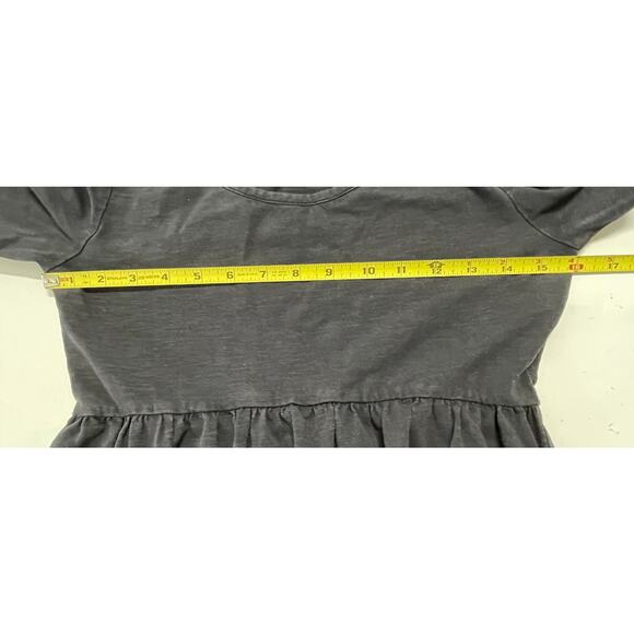 Matilda Jane Women Dress XS Gray Modest Half Sleeves Fit and Flare Cotton Blend - Picture 5 of 6
